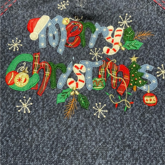 Vintage Tiara International Christmas Collection Quarter Zip Sweater Women’s M - Picture 5 of 11